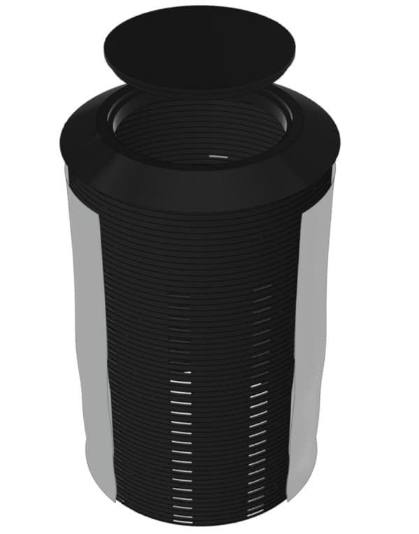 Фильтрационный дренажный колодец TERA D1500 H3000 –  пластиковый .